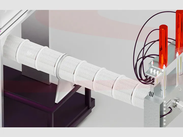 Electromagnetic Heating Rings for pelletizing