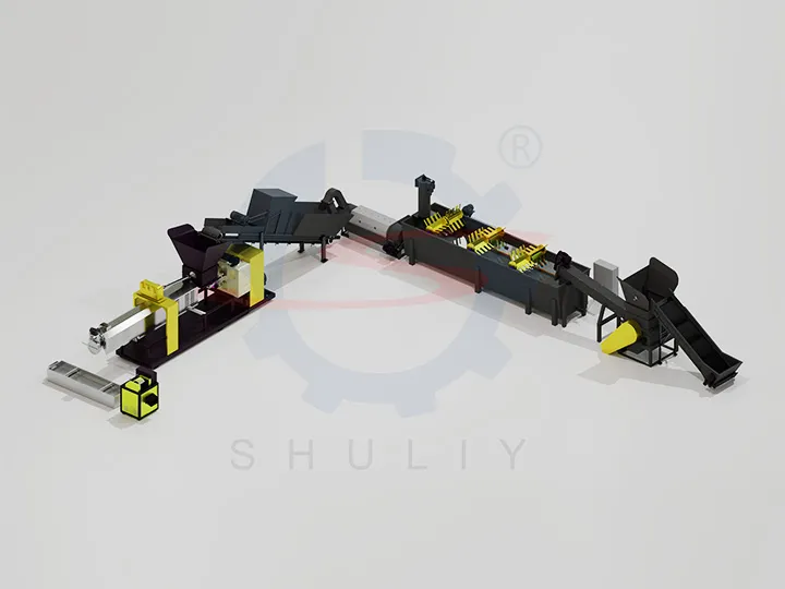 Plastic Recycling Granulating Line