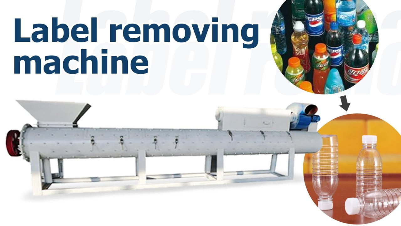Plastic Bottle Label Remover - Plastic Recycling Machines