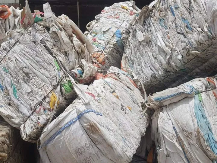 reciclaje de bolsas gigantes