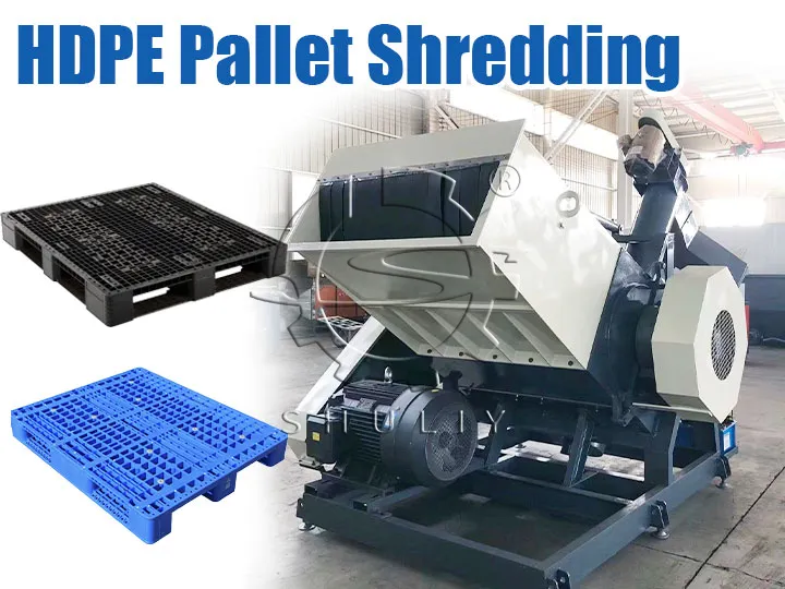 PP/HDPE Plastic Pallet Recycling & Crushing