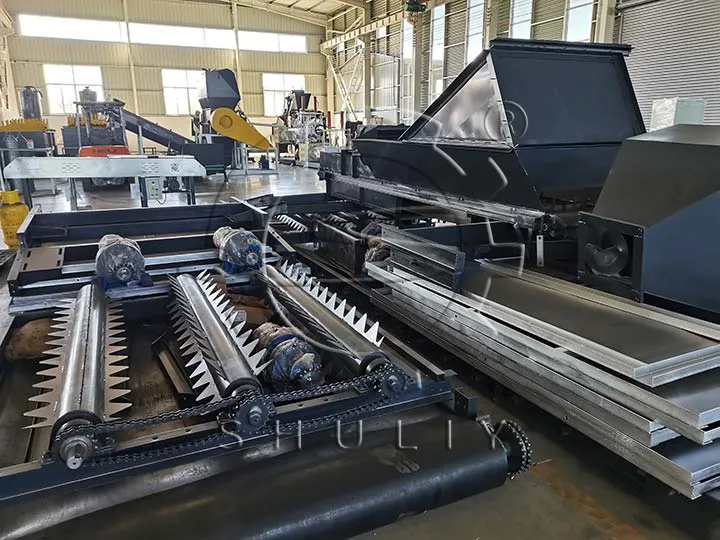 usine de recyclage du plastique