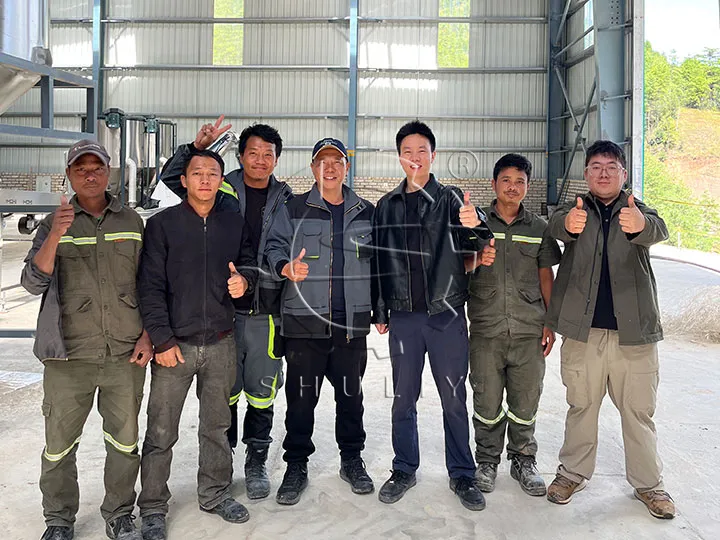 500 kg/h PET-Recycling-Linie in Bhutan installiert