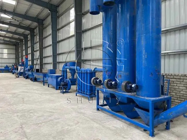 PET-Zerkleinerungs-, Wasch- und Trocknungsanlage