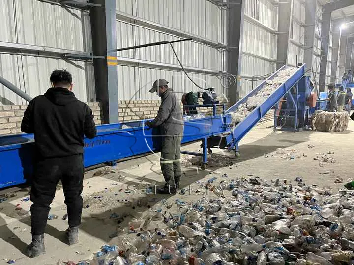 PET-Recyclinglinie in Bhutan