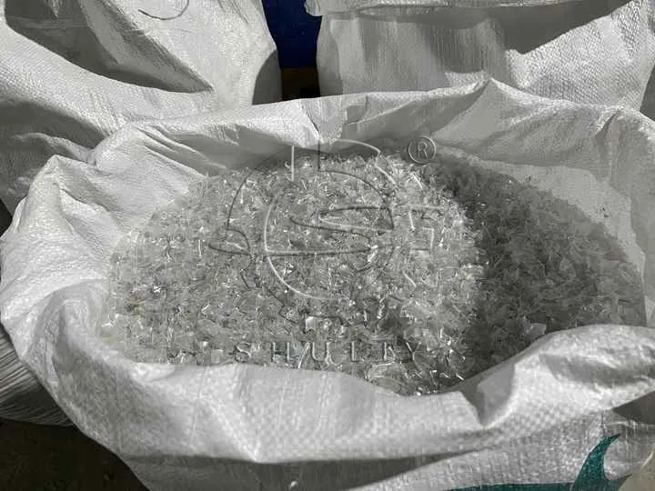 PET-Recyclinganlage Endprodukte