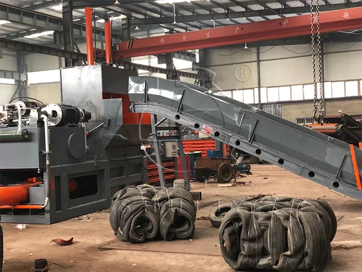 Horizontal Waste Tire Baler