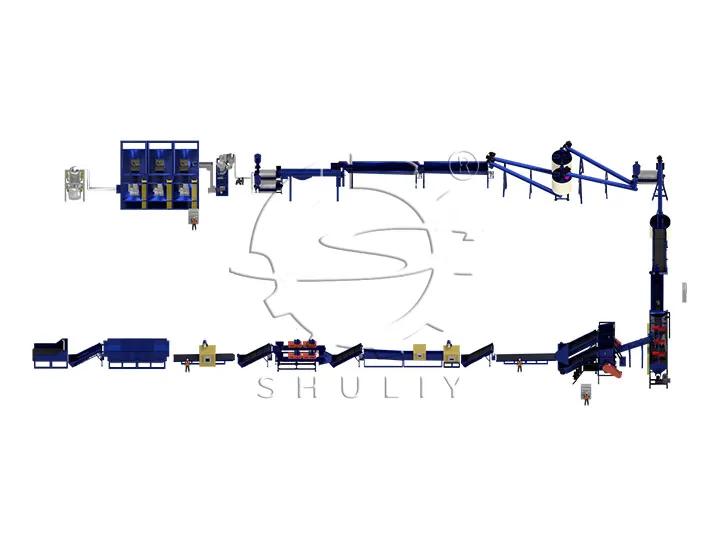3t PET Recycling Line Configuration